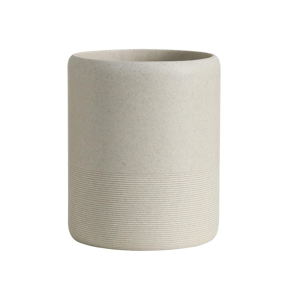 QL Designs Polyresin Wastebasket, Garbage Receptacle Bin