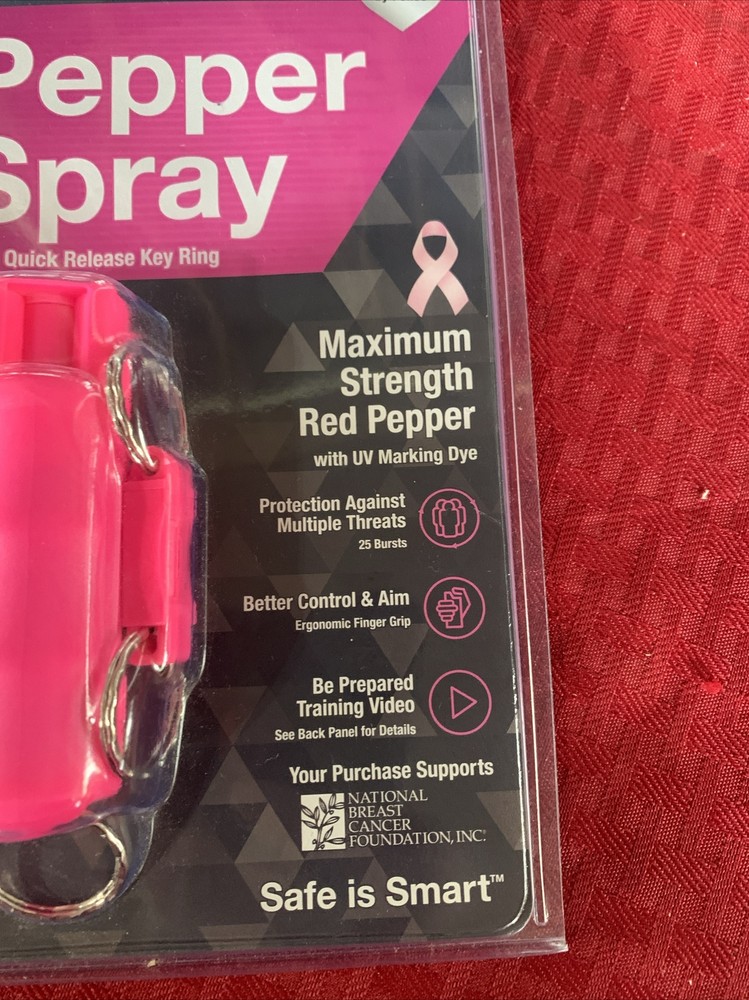 Sabre Pepper Spray With Quick Release Key Ring