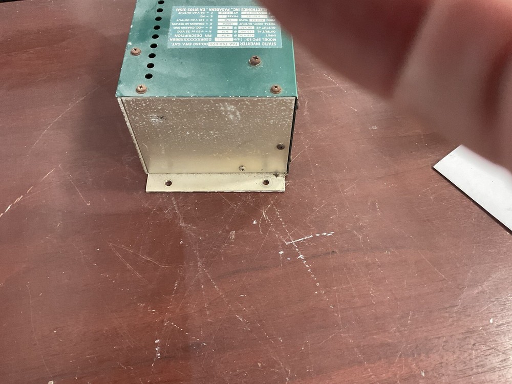 KGS Static Inverter FAA TSO C73