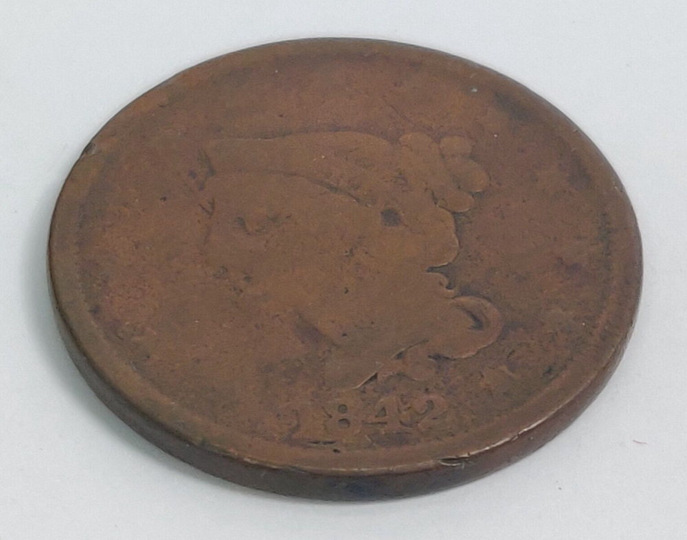 1842 LARGE CENT