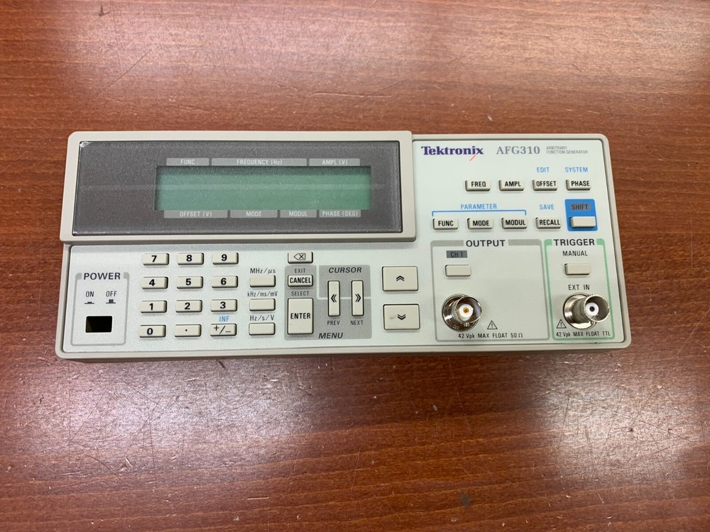 Tektronix 614-A019-00 Arbitrary Function Generator Front Panel For AFG310