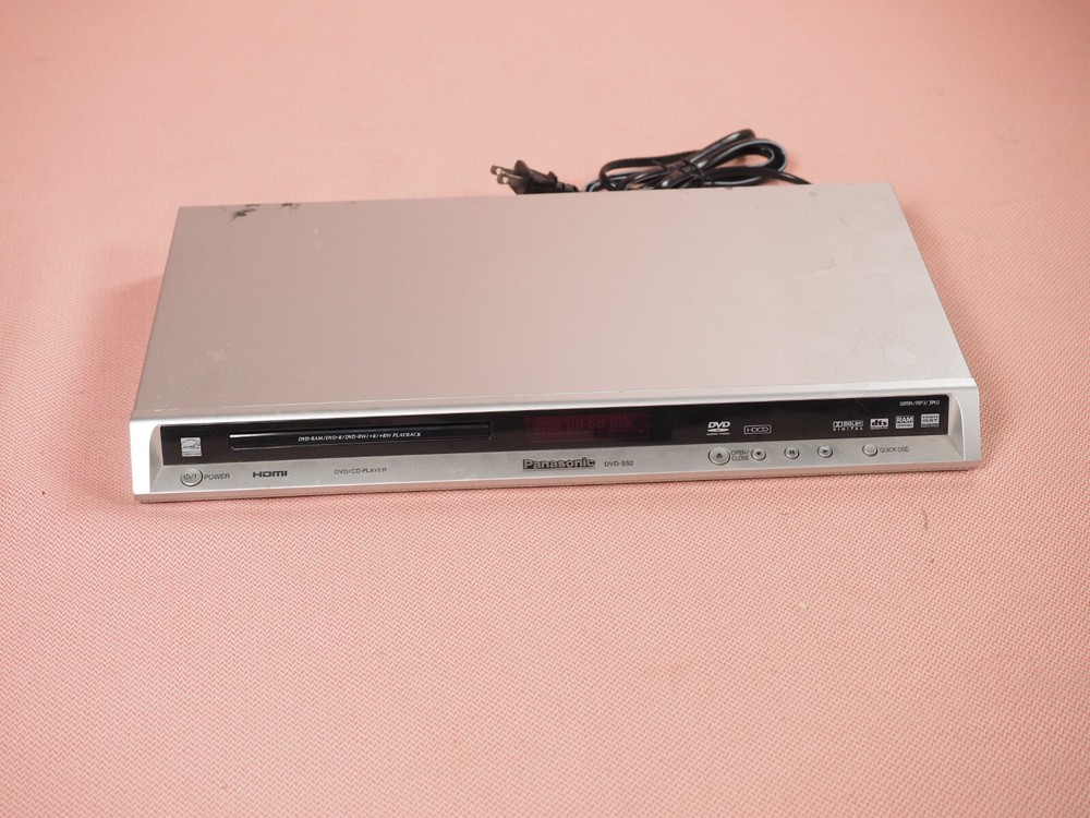 Panasonic DVD/CD player Dolby digital HDMI DVD-S52 Tested Working