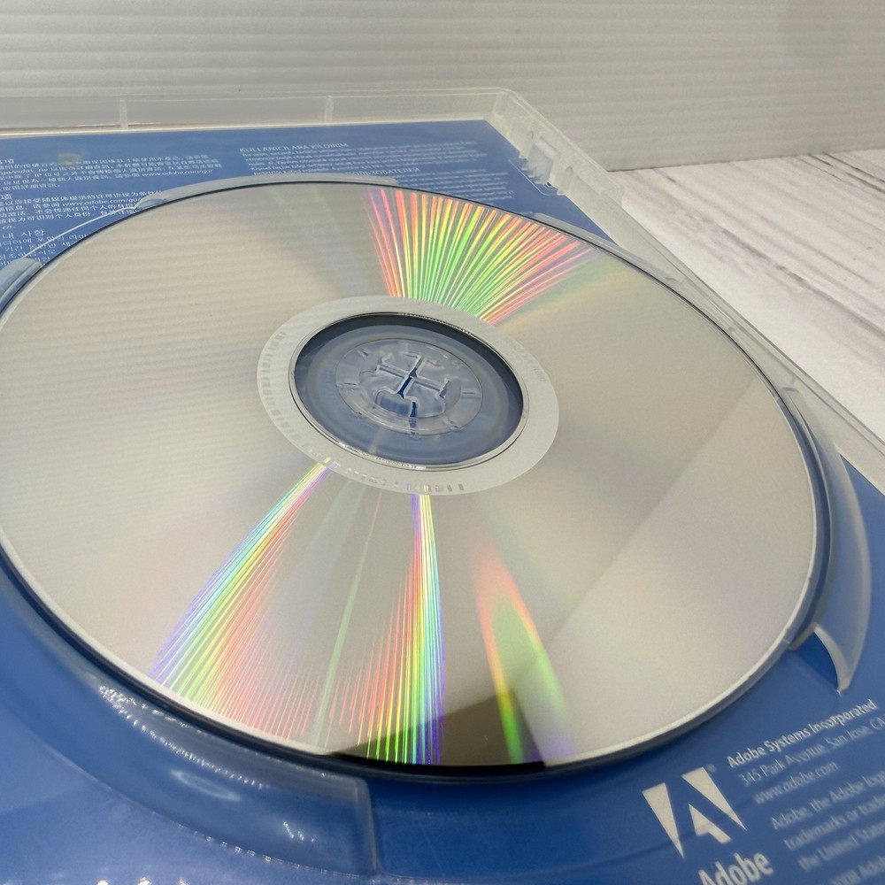Adobe Photoshop Extended CS3 Disc Windows With Serial Number Video Workshop Disc