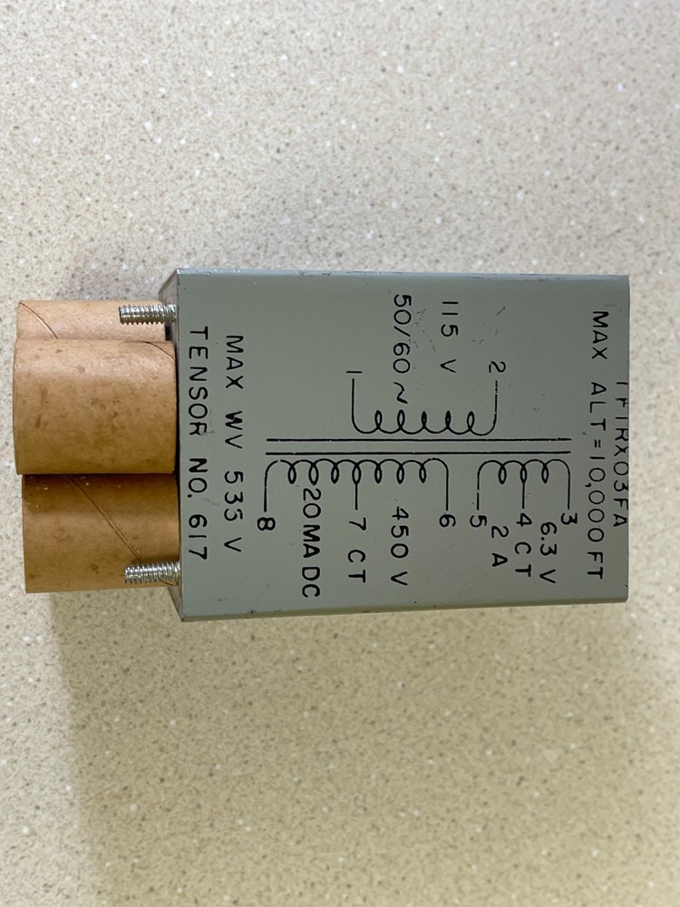 Filament/Plate Transformer - Tensor No. 617 - Never Used