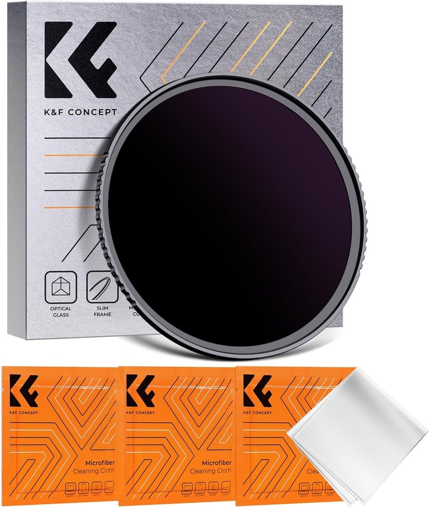 K&F Concept ND100000 Solid Neutral Density Filter For Eclipse Solar 16.6-Stops
