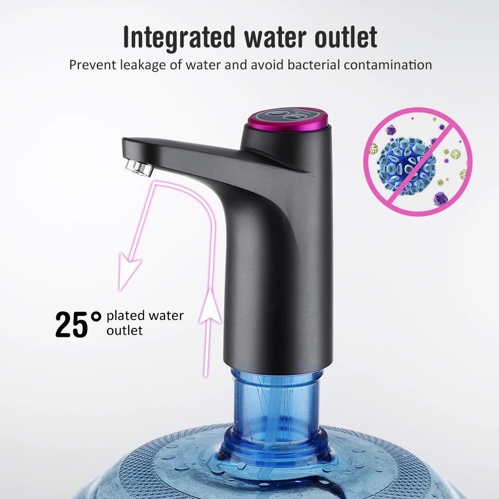 Automatic Water Dispenser Electric Water Pump Button Control USB Charge Portable