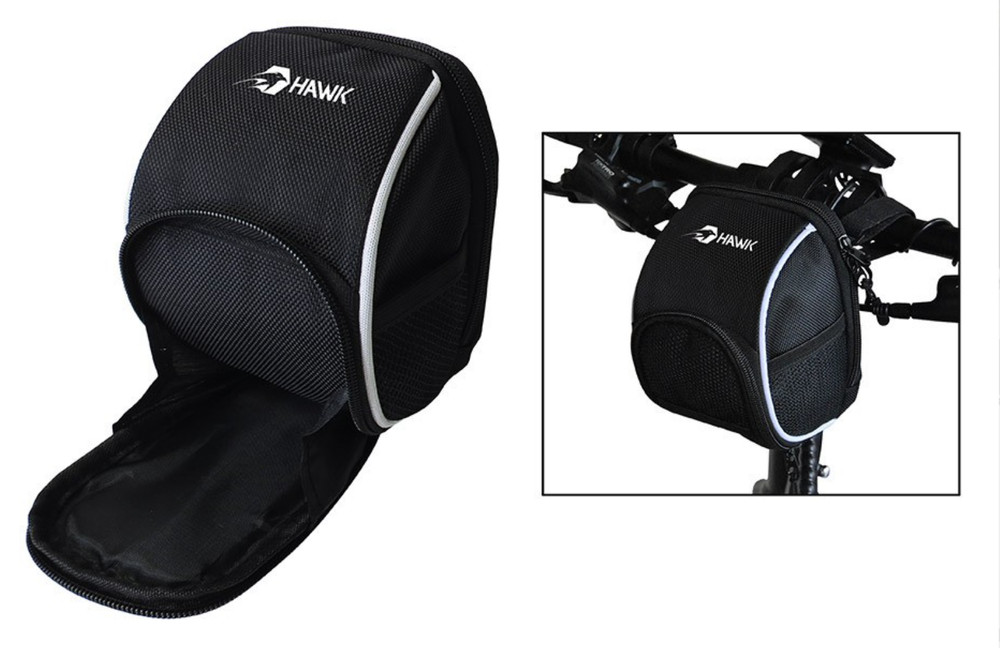 Waterproof Bag Capacity 1 Liter for Bicycles 3 Point Handlebar Mount
