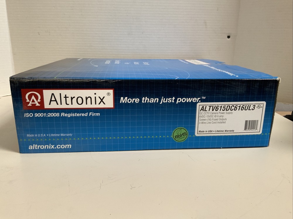 Altronix Proprietary Power Supply ALTV615DC616UL3