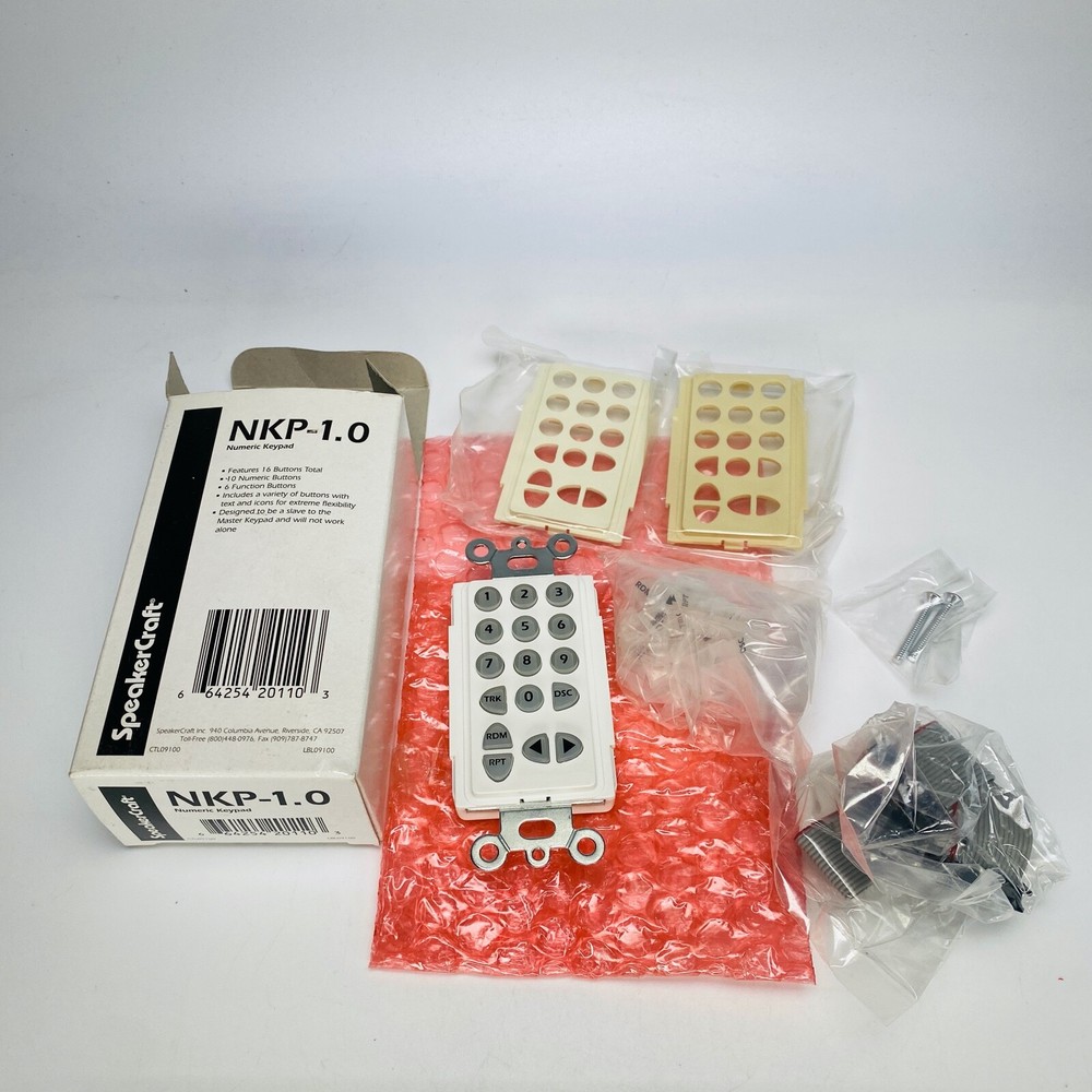 SpeakerCraft Numeric Keypad NKP-1.0 - NEW