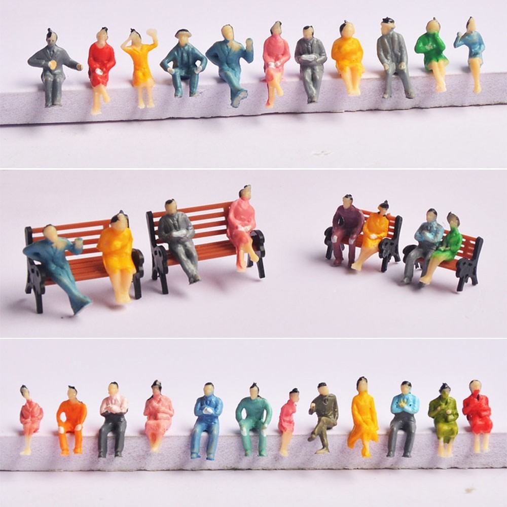 Painted Figures People Model ABS Model People Painted Figures Passengers