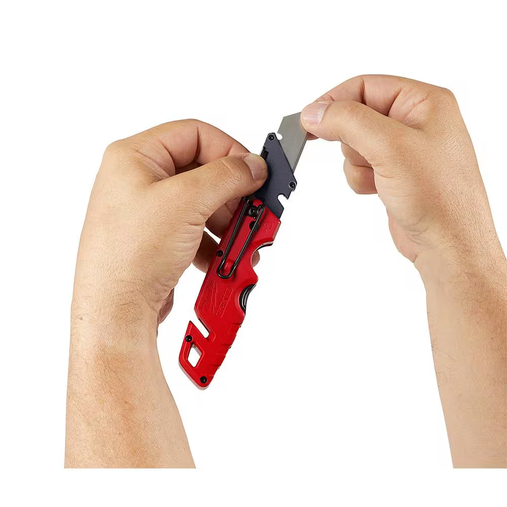 FASTBACK Folding Utility Knife with Blade Storage and General Purpose Blade