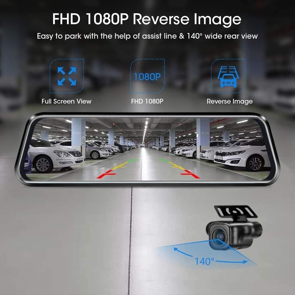 IPS Touch Screen Backup Camera 33ft Cable