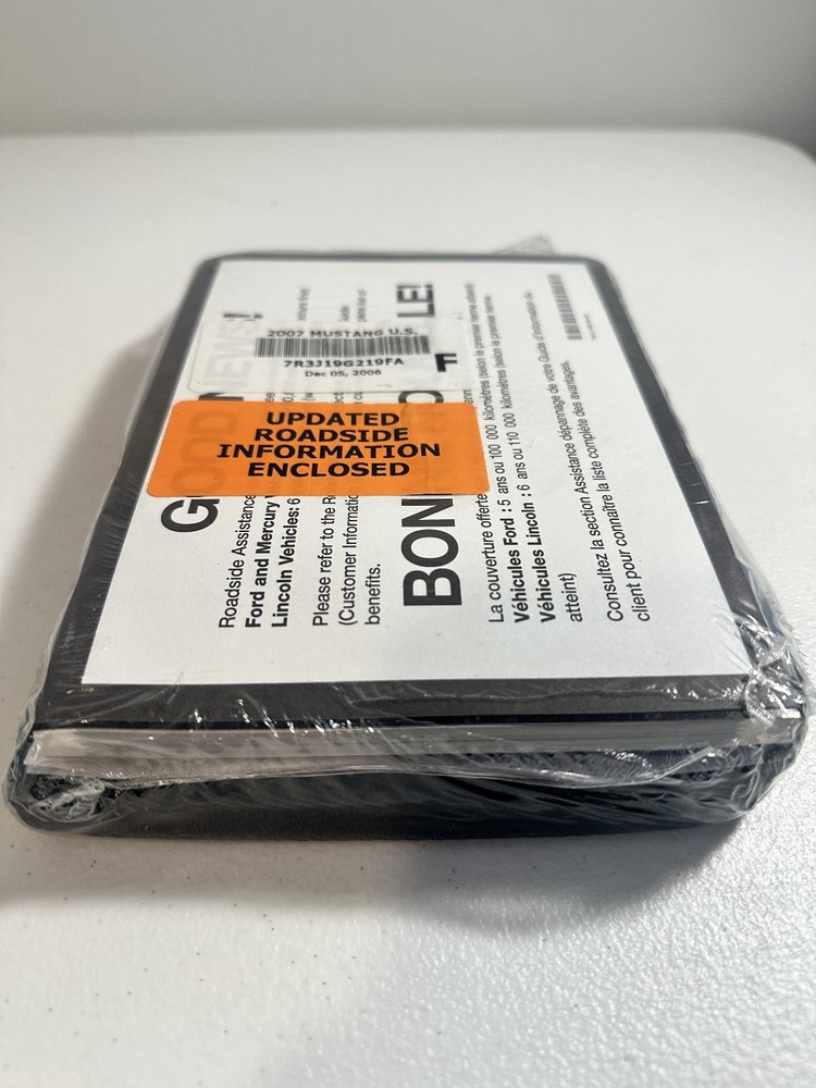 Ford Mustang 2007 Owners Manual Sealed
