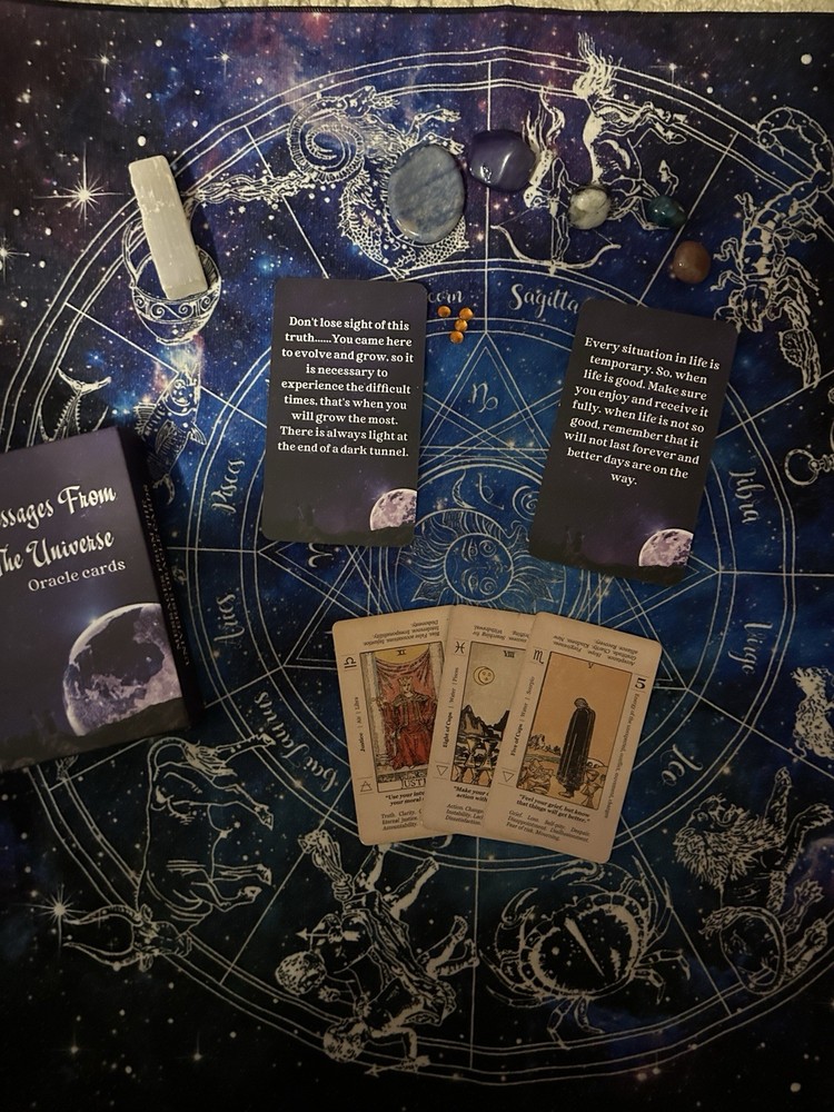 Tarot plus messages from the universe oracle reading