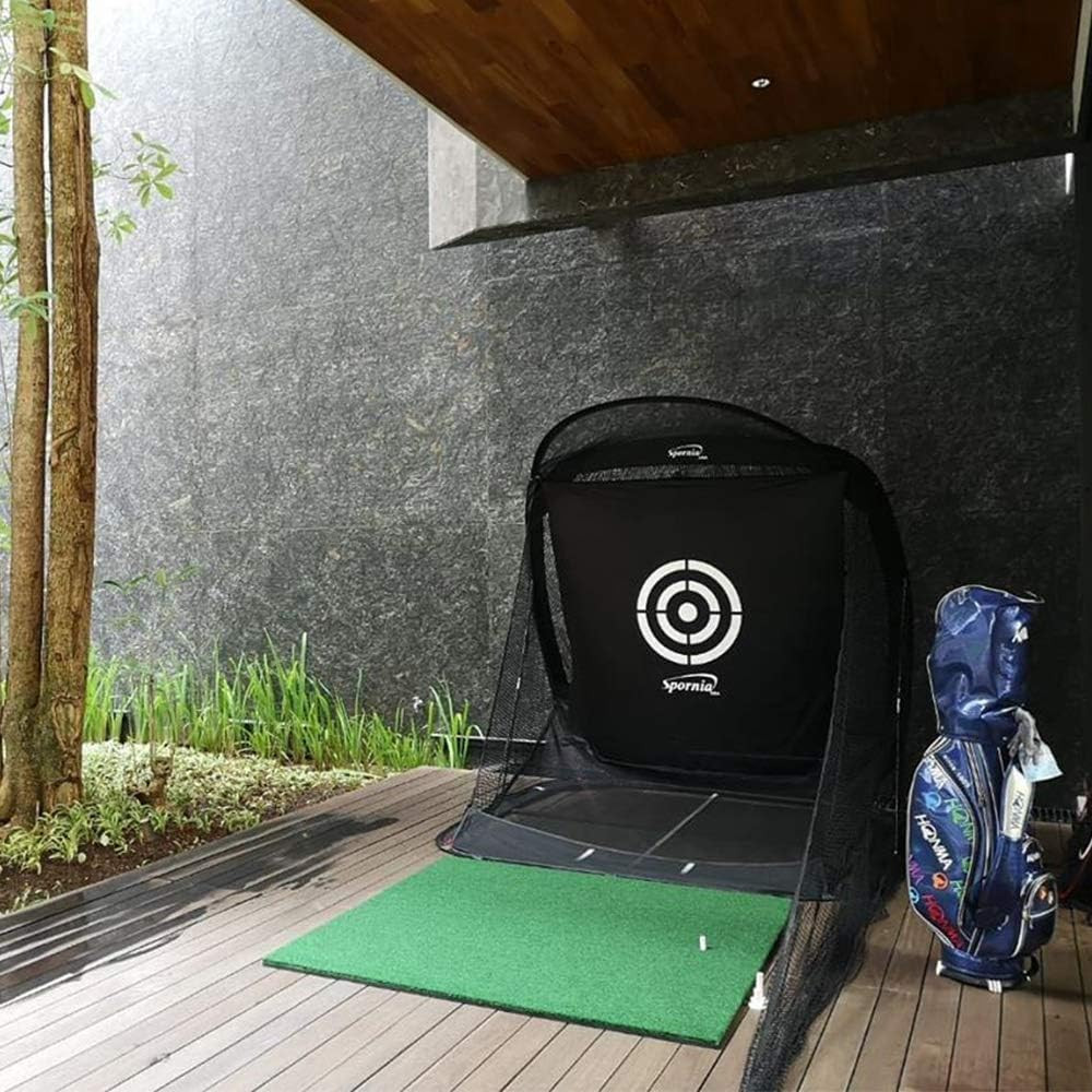 Spornia Spg-7 Golf Practice Net - Automatic Ball Return System W/Target Sheet, T