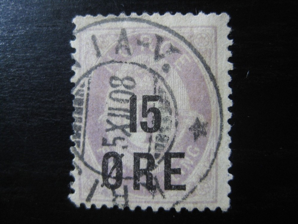 NORWAY Sc. #62 scarce used stamp! SCV $6.00