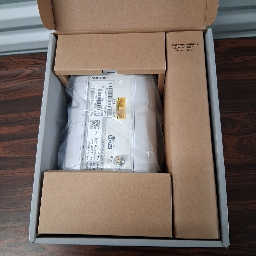 Verizon Fios E3200 WiFi 6 Range Extender - Unused (New)