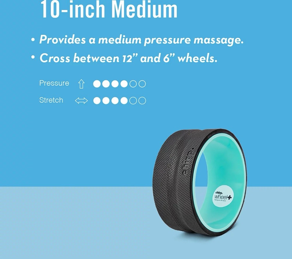 Chirp Wheel+ 10” Medium Back Roller w/ Bag New No Box