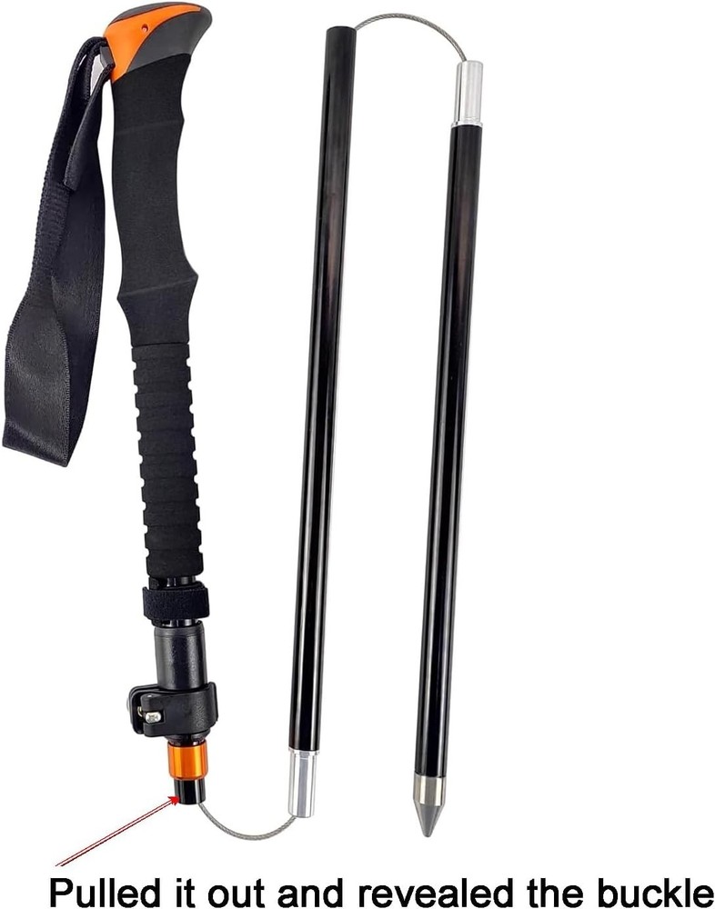 Safety First: Adjustable Folding Wading Staff with Corrosion-Resistant Design