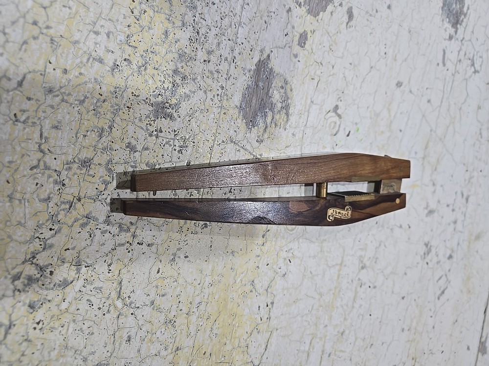 Mid Century Teak And Brass Nutcracker