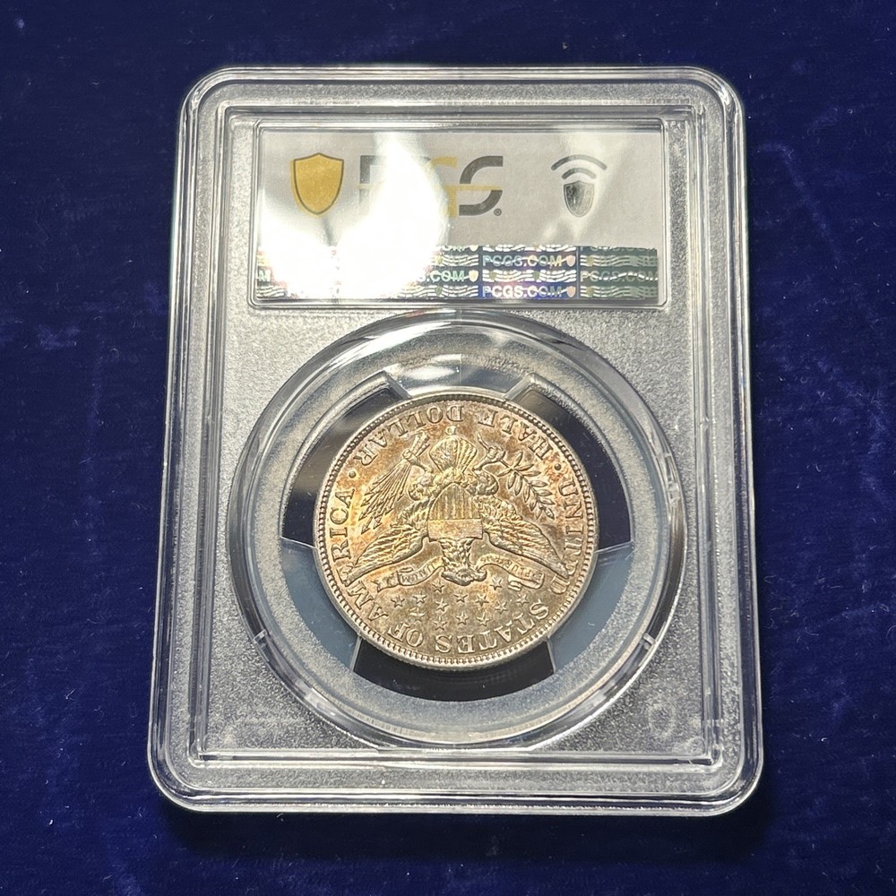 1906 D Barber half dollar, PCGS AU58