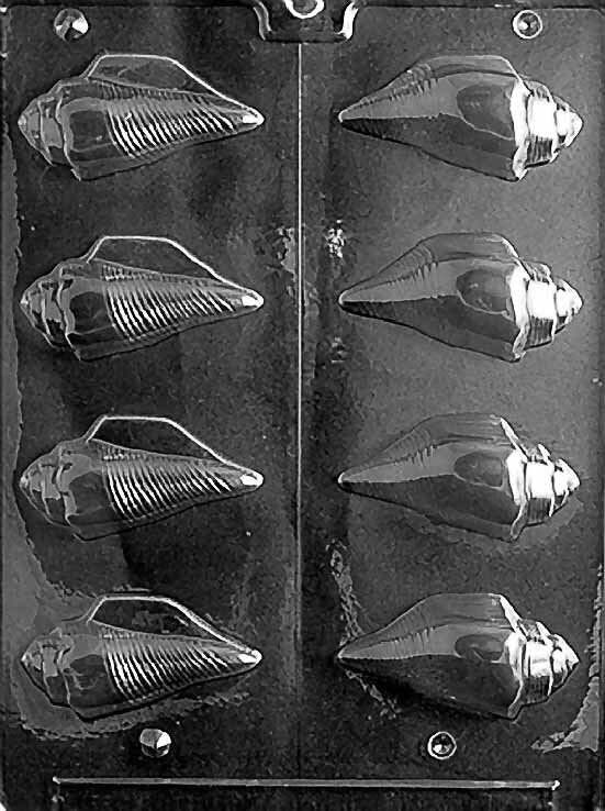 SHELLS (3D) Chocolate Candy Mold - Soap Making ~ BUY 2 GET 1 FREE!