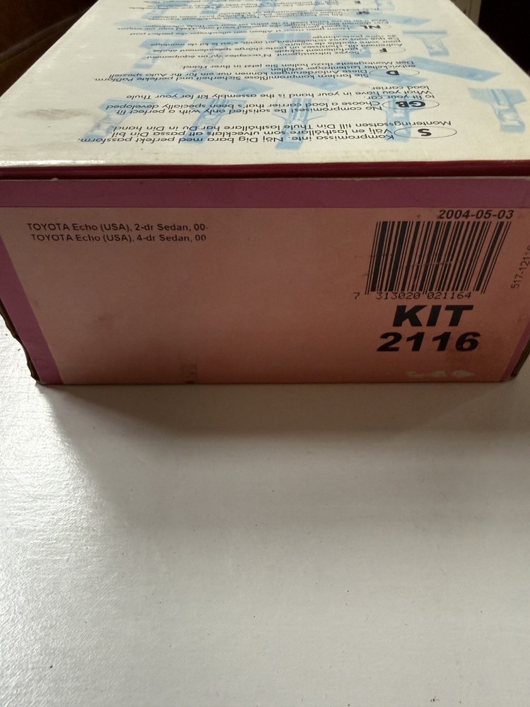 Thule Rooftop Rack Kit 2116