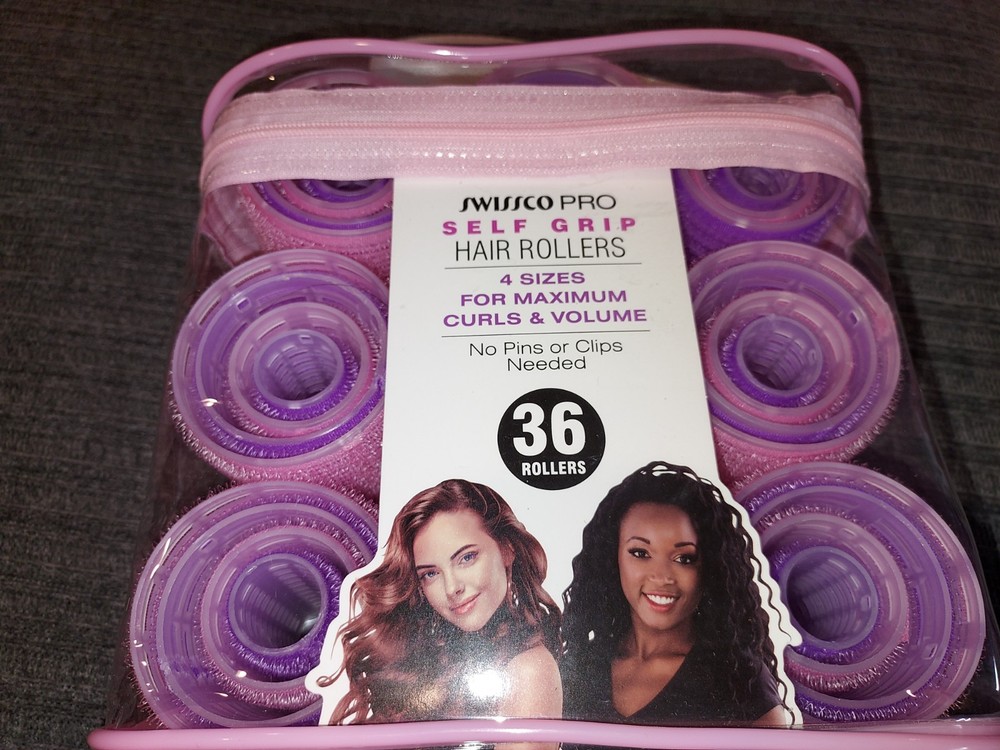 Swissco Pro 35 Self Grip Hair Rollers 4 Sizes Max Curl & Volume