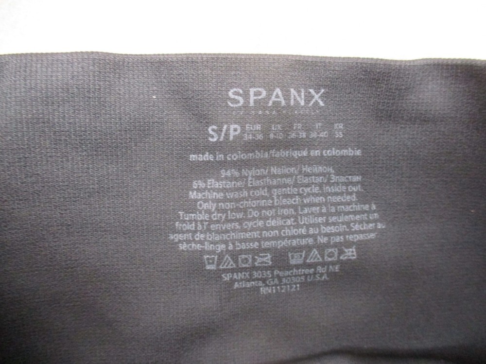 SPANX Size S Womens Camo Stretch Pull On Athletic Workout High Rise Leggings 815