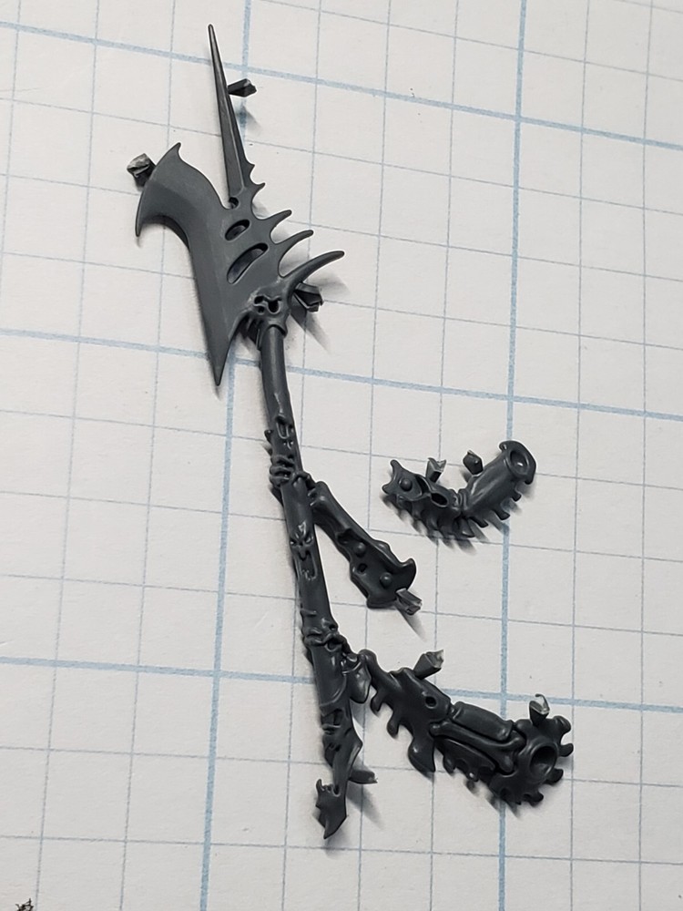 Warhammer Ossiarch Bonereapers Bits Immortis Guard Bone Dread Halberd #74
