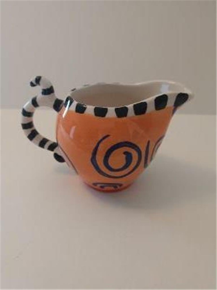 Erich Emmenegger Studio E Jester  Zac Creamer  Only NIB Retired Orange w Spirals