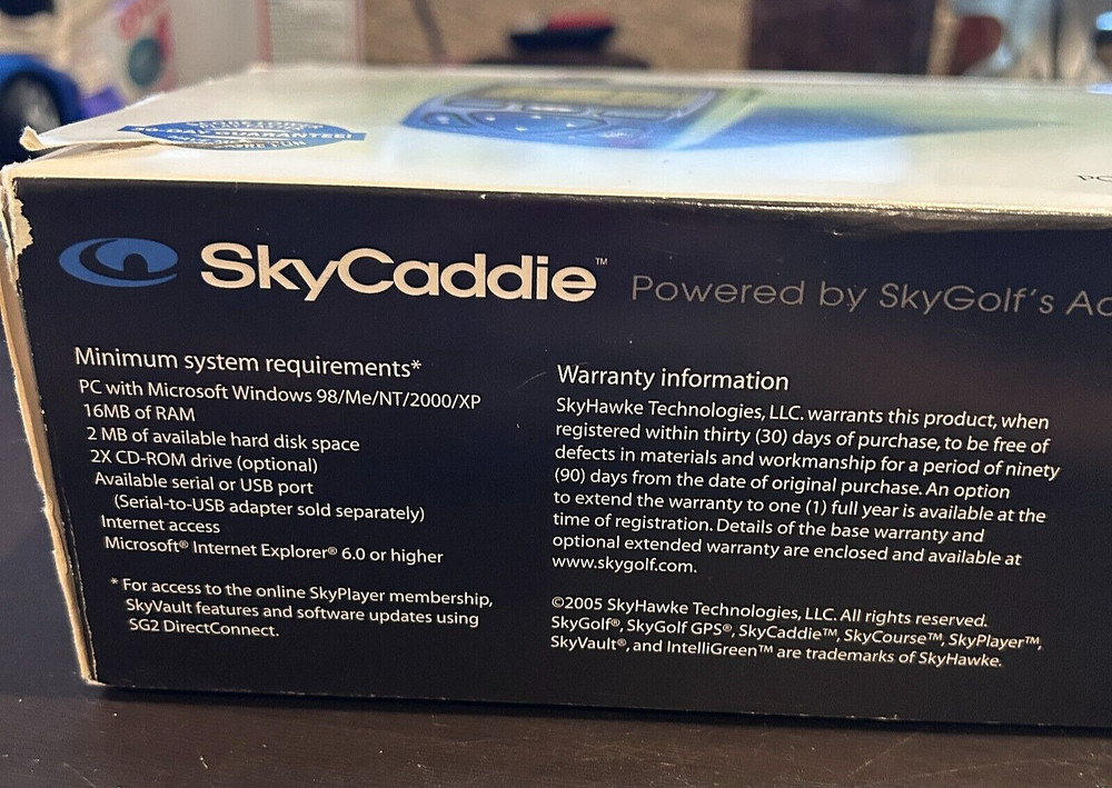 SkyCaddie Rangefinder GPS Kit – Cable, CD, Quick Guide – SkyGolf Used