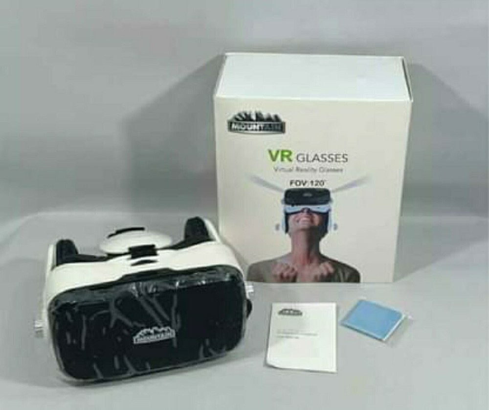 VR Virtual Reality Glasses With Integrated Headphones