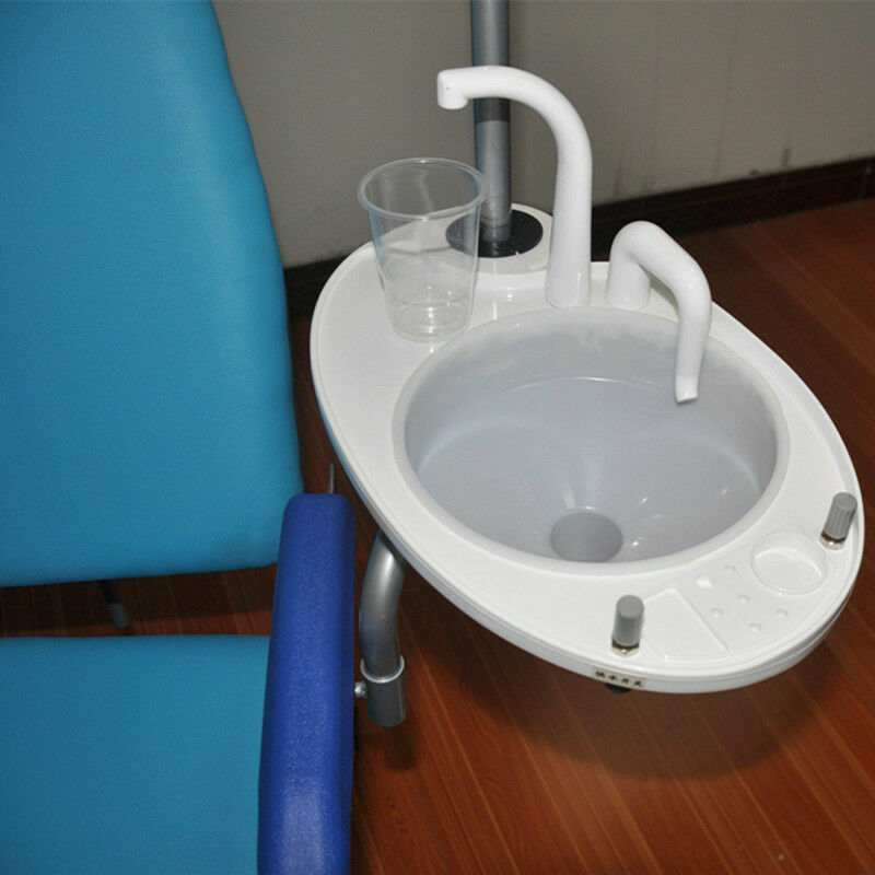 Dental Standard Type Folding Chair with Plastic Spittoon& Rechargeable LED Light
