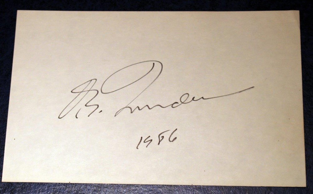 Pierre Trudeau Signed Index Card Letter & Original Mailing Envelope PM Canada!