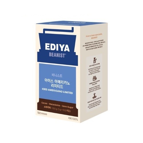 EDIYA Beanist Iced Americano Limited 1g * 100ea