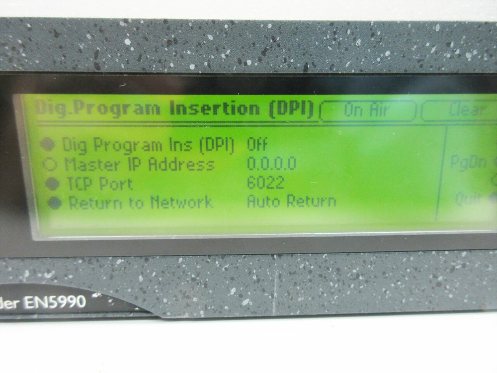 TANDBERG EN5990 HD ENCODER IP STREAMER ICE DPI PROGRAM INSERTION OPTIONS!