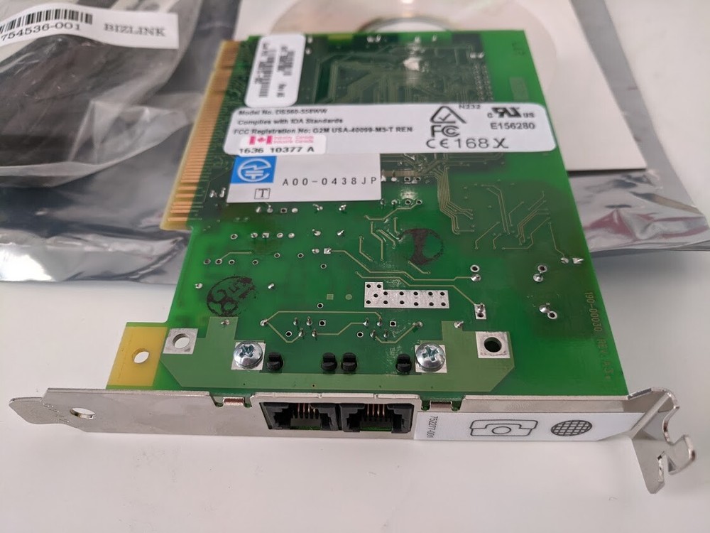 NEW Digitan Lucent V.90 56K PCI Data/Fax Hardware Controller Base Internal Modem