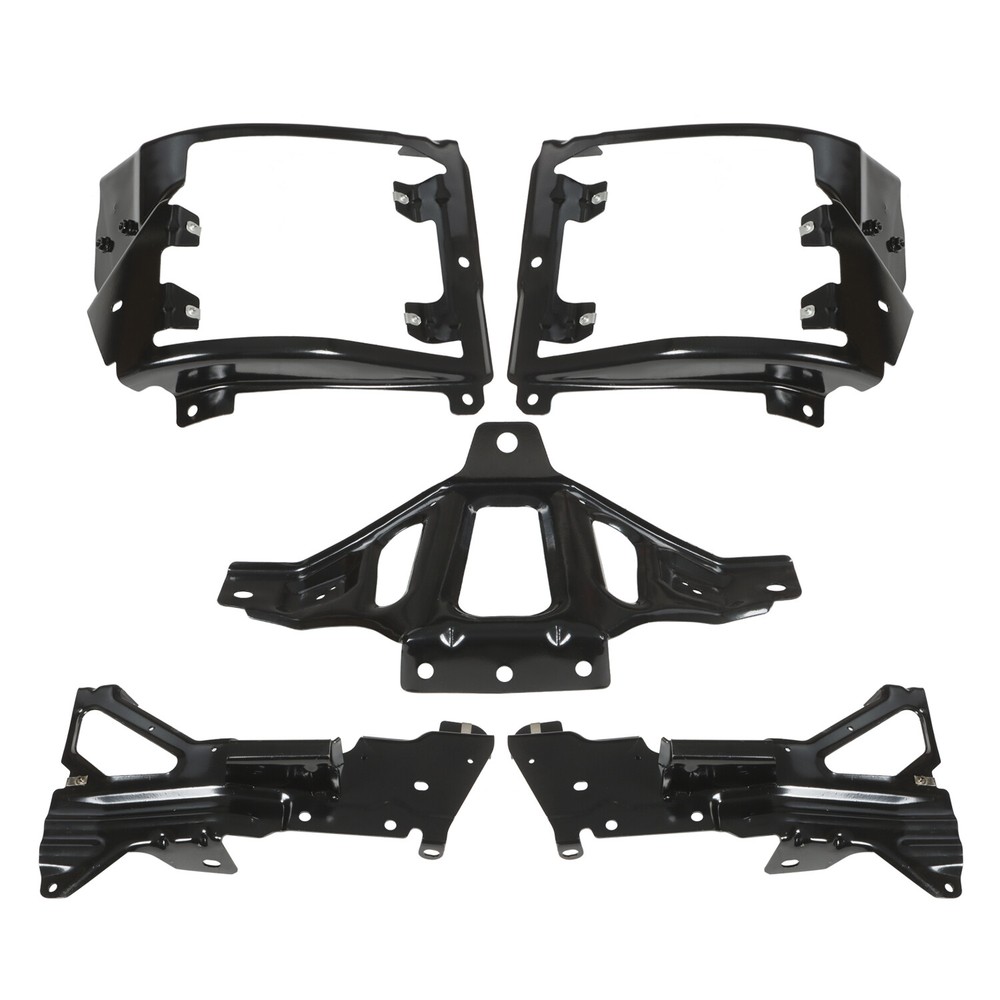 Bumper Support & Mount Bracket Set 2016-2018 For Chevrolet Silverado 1500 Front