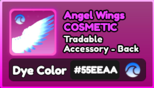 World Zero WZ - COSMETICS - #55EEAA (SEA) - ACCESSORY - BACK