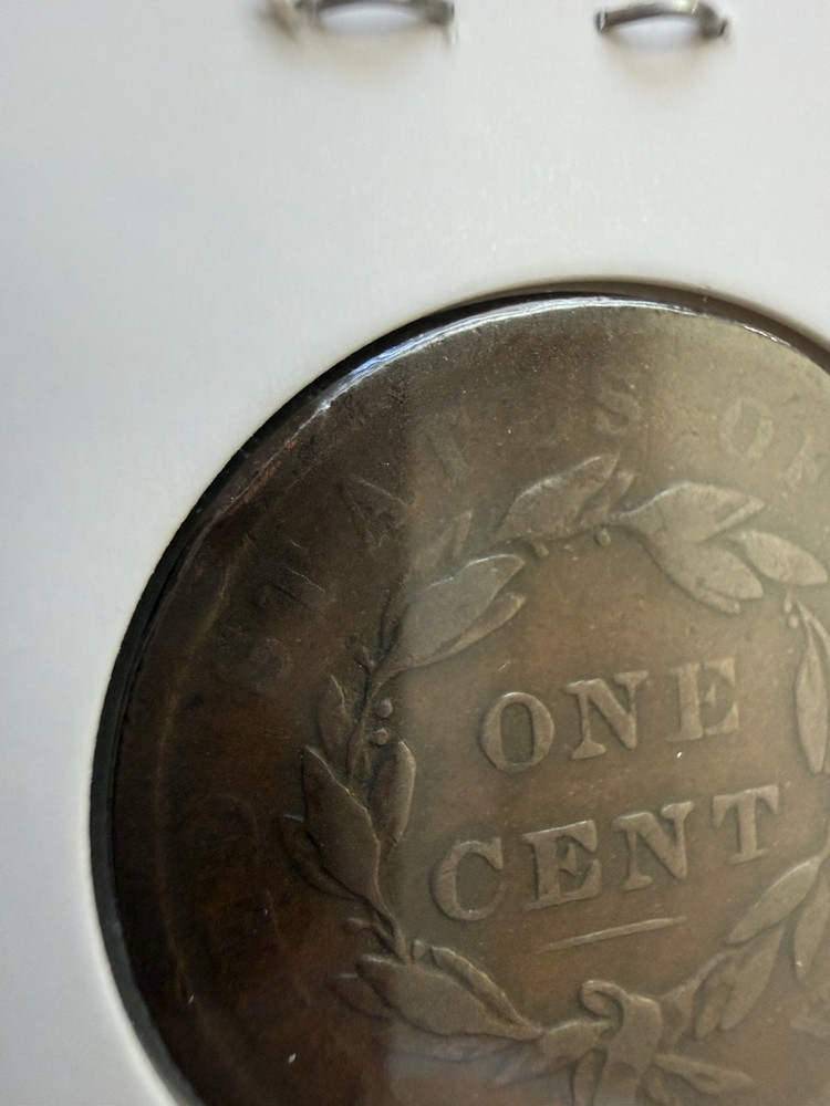 1839 Coronet Head Large Cent "Silly Head"