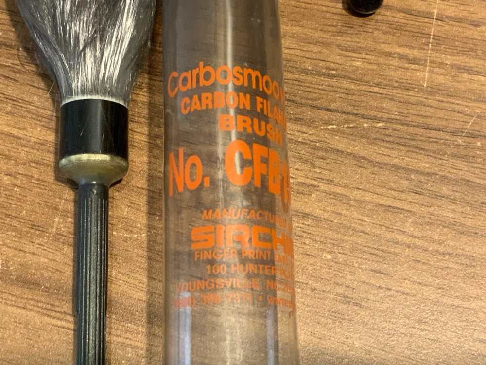 Vintage Fingerprint Dusting Brush Set Sirchie Forensic Crime Scene Tools