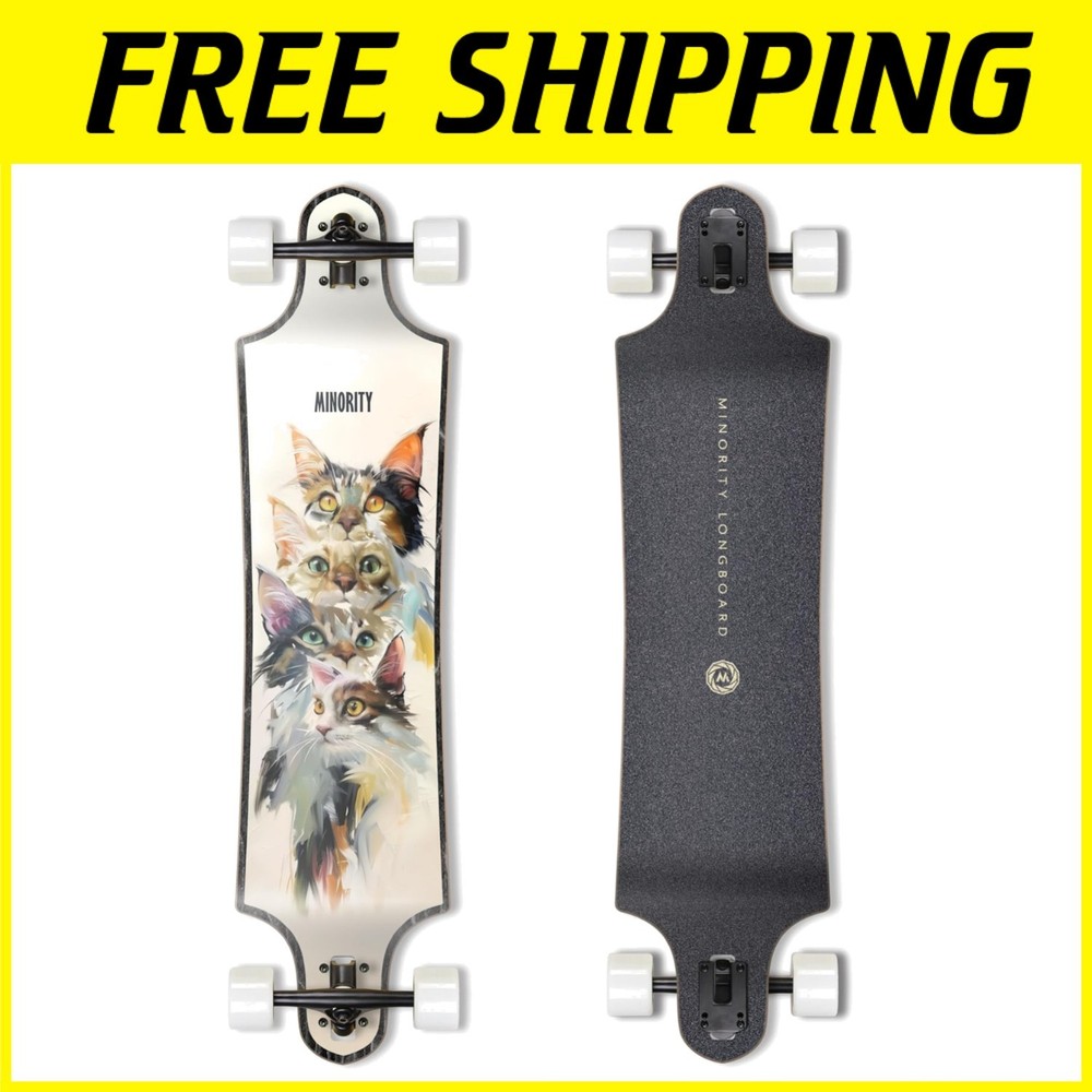 Beginner-Friendly 40" Downhill Longboard with Pro Durability