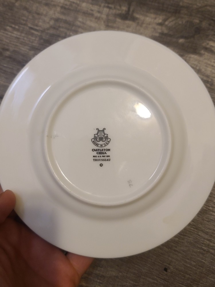 CASTLETON CHINA TROUSSEAU Dessert Plate