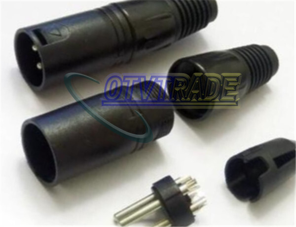 ONE XLR Male 3-pin Plug Connector MicrophPatch NEW