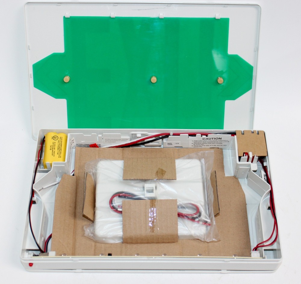 LED Exit Lighting Fixture Single or Double Face , Battery Backup, 6 PCS