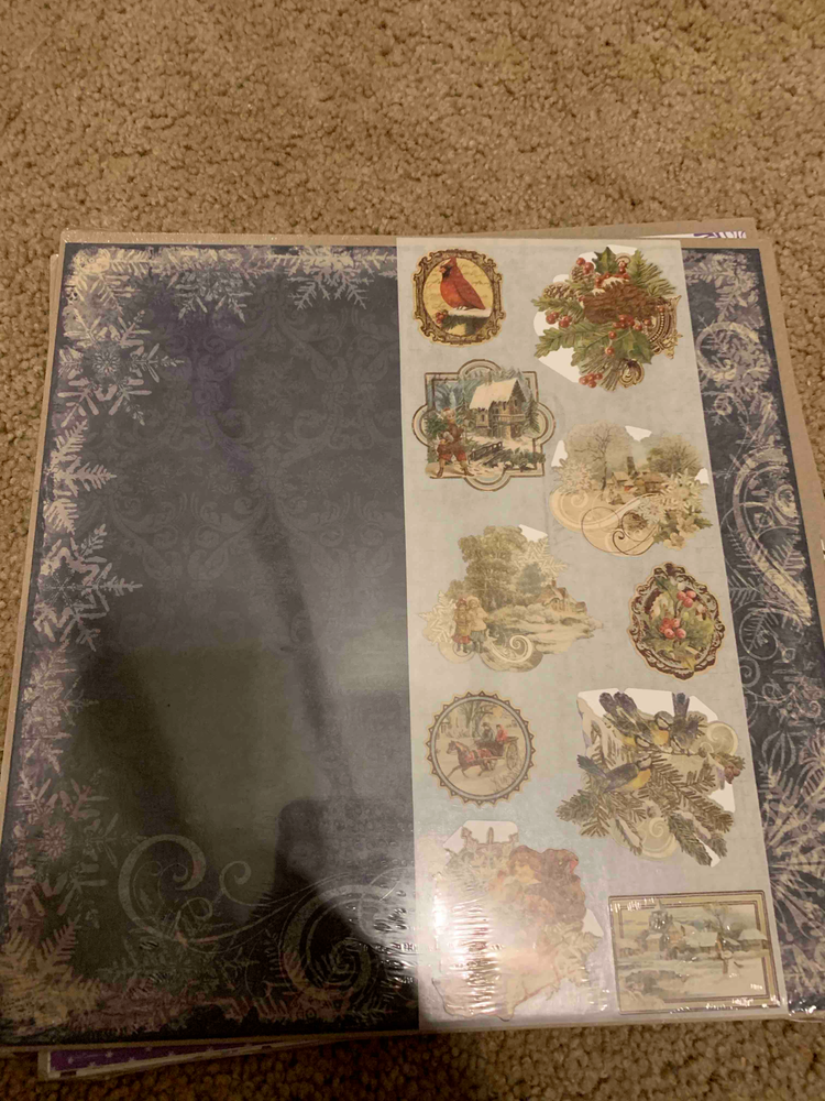 Creative Memories 12×12 Additions Winter NIP 5 varieties