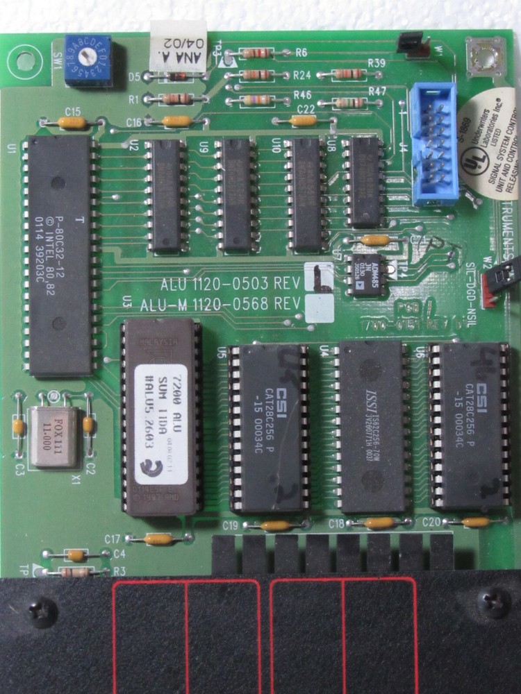 Fire Control Instruments 1120-503 7200 Series Analog Loop Unit ALU [CJJH]