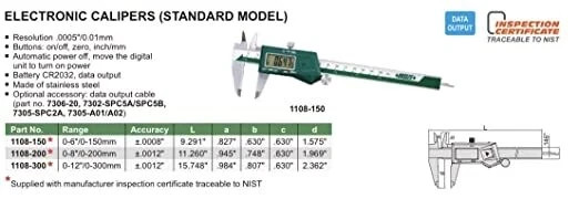 Insize 1108-300 Digital Caliper