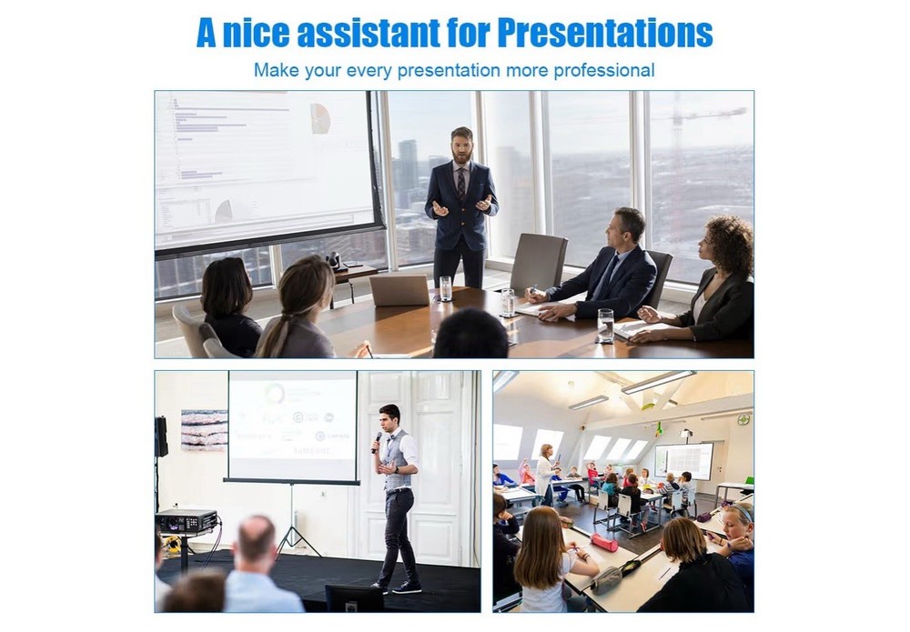 AMERTEER Wireless Presentation clicker for PowerPoint Presentations
